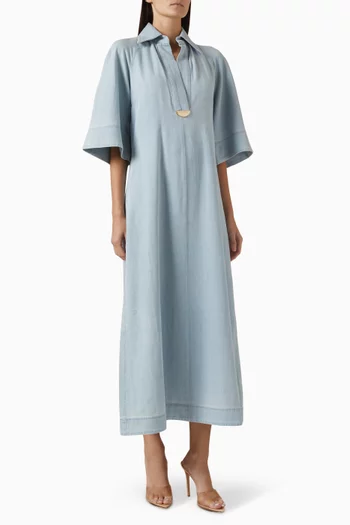 Acacia Midi Dress in Denim