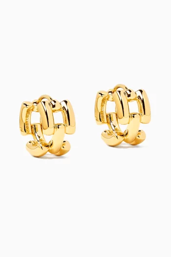 The Johanna Earrings in 18kt Gold-plated Sterling Silver
