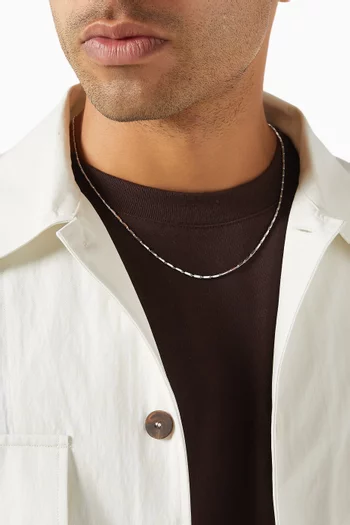 Wes Chain Necklace in Sterling Silver