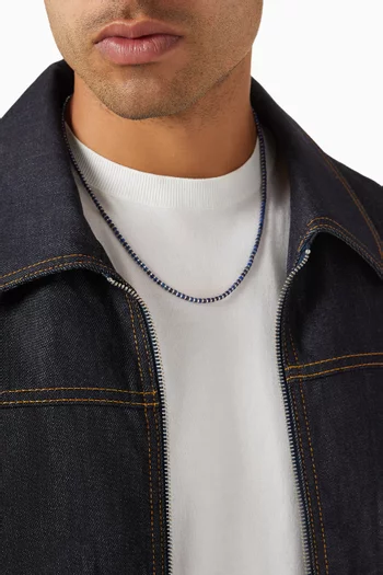 Kato Lapis Necklace in Sterling Silver