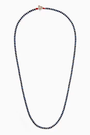 Kato Lapis Necklace in Sterling Silver
