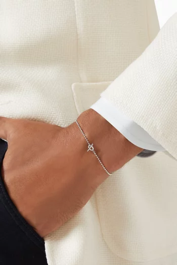 Orb Chain Bracelet in Sterling Silver