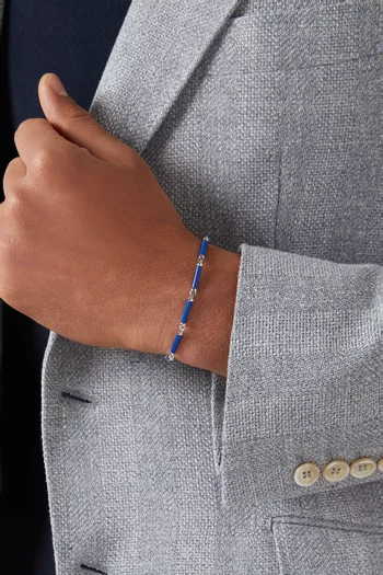 Akio Lapis Bracelet in Sterling Silver