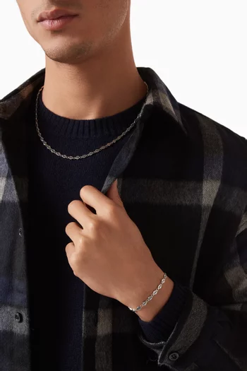 Mati Eye Chain Bracelet in Sterling Silver