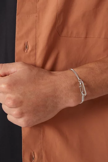 Ira Chain Bracelet in Sterling Silver