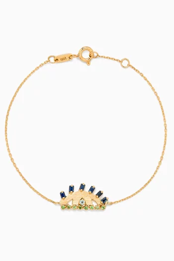 Ya Ein Najlaa Multi-stone Bracelet in 18kt Gold