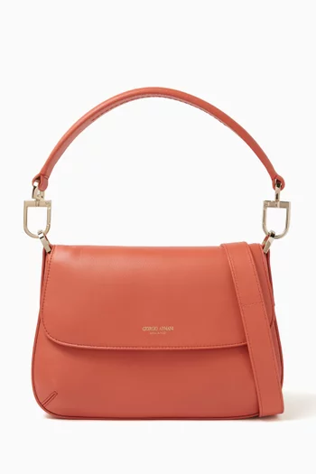 La Prima Baguette Bag in Leather