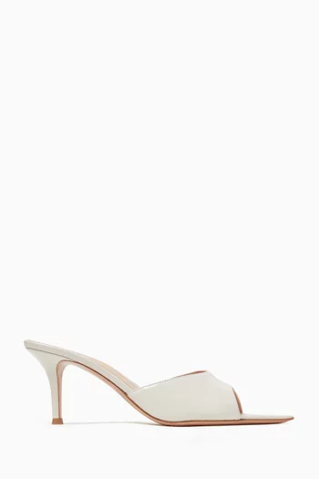 Elle 70 Mule Sandals in Patent Leather