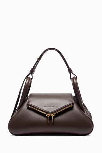 Small Gemini Shoulder Bag in Leather