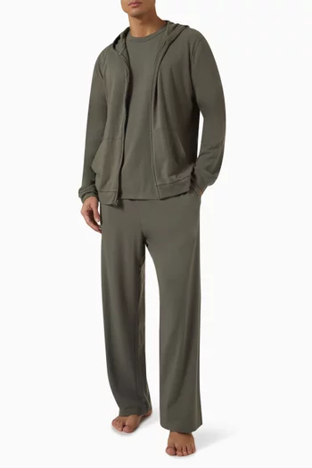 Jersey Lounge Zip-up Hoodie