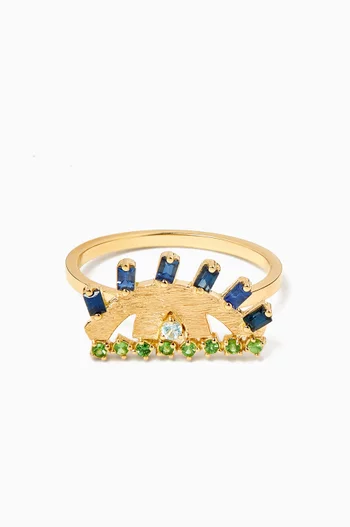 Ya Ein Najlaa Multi-stone Ring in 18kt Gold