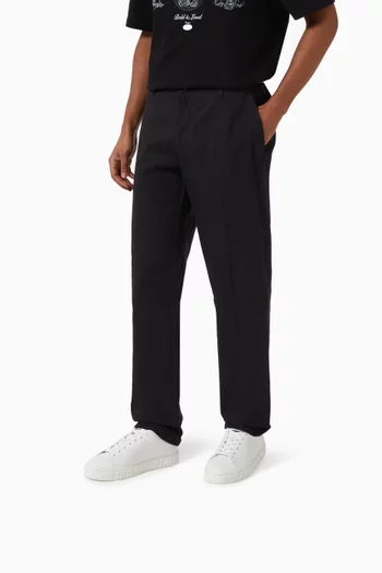 سنيكرز جلد بنقشة زخارف يونانية