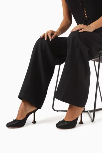 حذاء ليلا مفتوح من الخلف بكعب 95 مم ستان