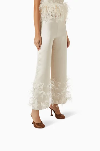 حذاء ليلا مفتوح من الخلف بكعب 95 مم ستان