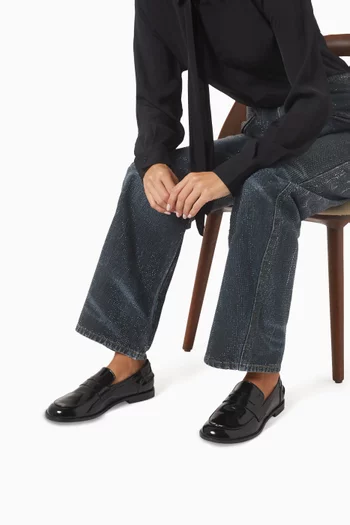 Tilda Loafers in Polished Leather