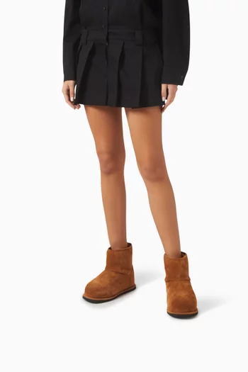 Heidi Boots in Shearling & Suede