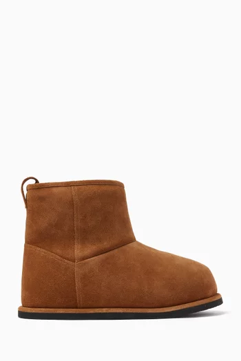 Heidi Boots in Shearling & Suede