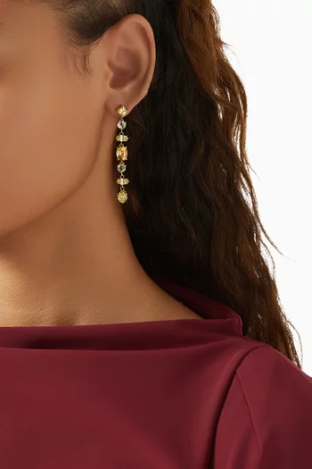 The Isabella Drop Earrings in 18kt Gold Vermeil