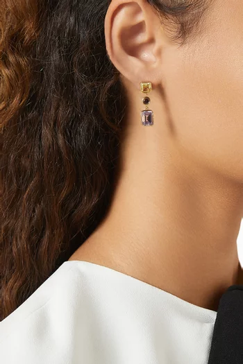 The Victoria Drop Earrings in 18kt Gold Vermeil