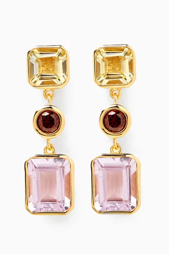 The Victoria Drop Earrings in 18kt Gold Vermeil