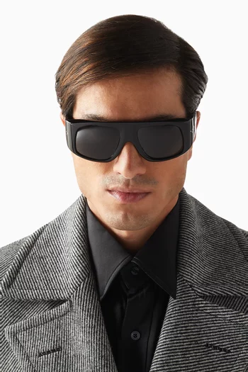 Dhat Oversized Sunglasses in Acetate