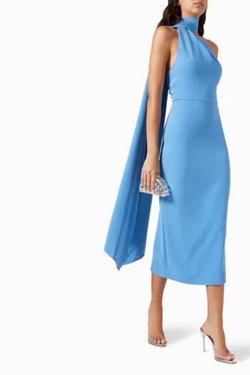 Samira Mid Dress in Crepe