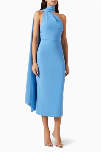 Samira Mid Dress in Crepe