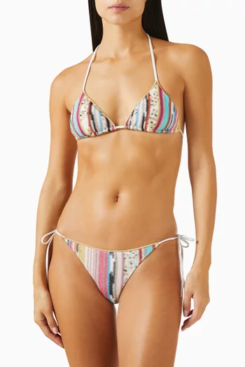 Striped Bikini Set