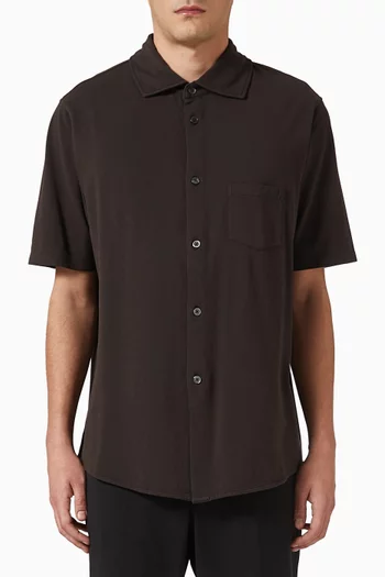 Analog Shirt in Cotton Piqué