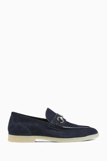 Horsebit Loafers in Suede
