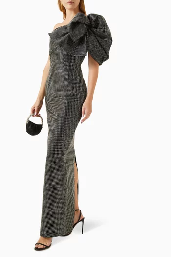 Candi Crystal-embellished Gown