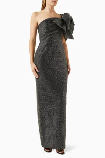 Candi Crystal-embellished Gown