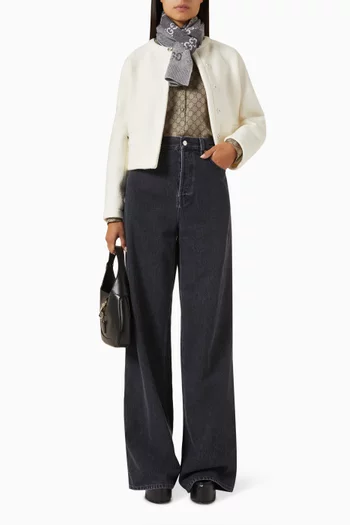 Wide-leg Jeans in Denim