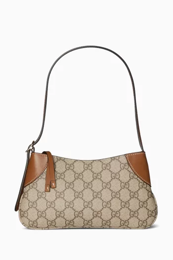 GG Emblem Super Mini Shoulder Bag in Monogram Canvas