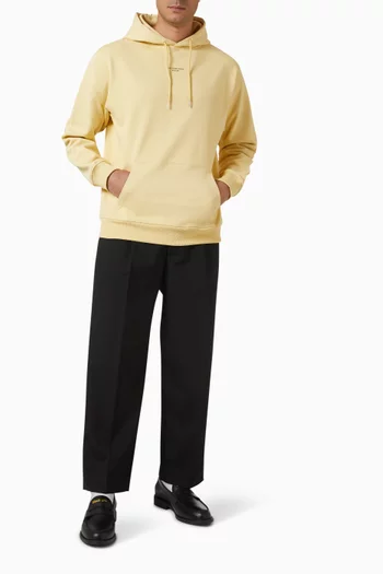 Le Hoodie Slogan Classique in Cotton