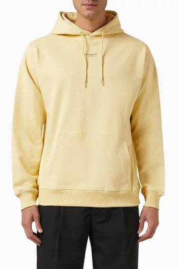 Le Hoodie Slogan Classique in Cotton