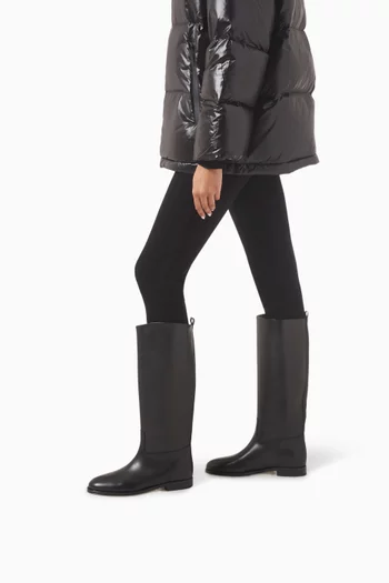 Knee-high Boots in Leather