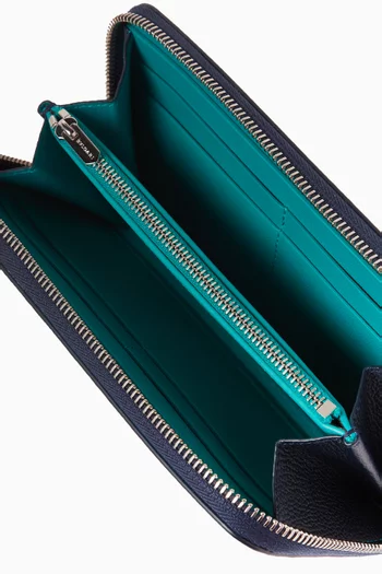 Zip-around Wallet in Leather
