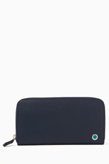 Zip-around Wallet in Leather