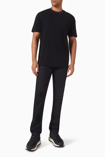 بنطال جينز بقصة ضيقة دينم تويل