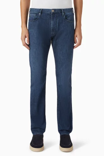 بنطال جينز بقصة ضيقة دينم تويل