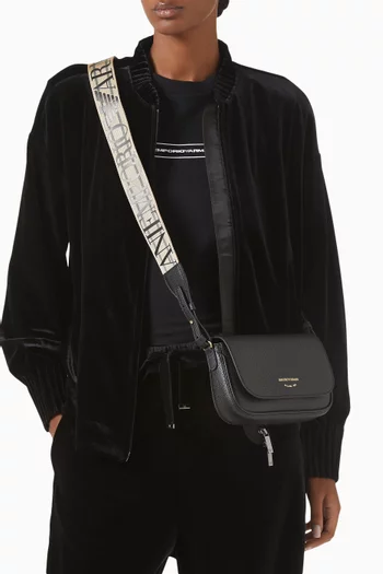 Mini Deer-print Shoulder Bag in Faux Leather