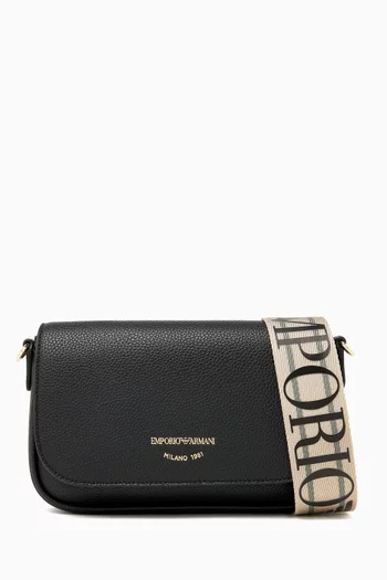 Mini Deer-print Shoulder Bag in Faux Leather