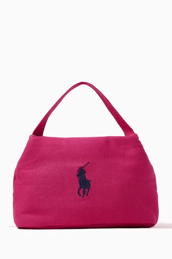 Polo Pony Lunch Bag in Canvas