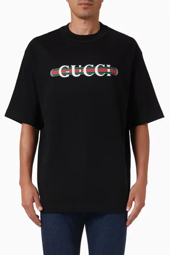Logo T-shirt in Cotton-jersey