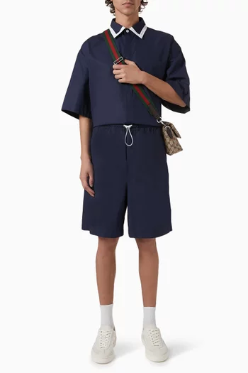 Shirt in Cotton Poplin
