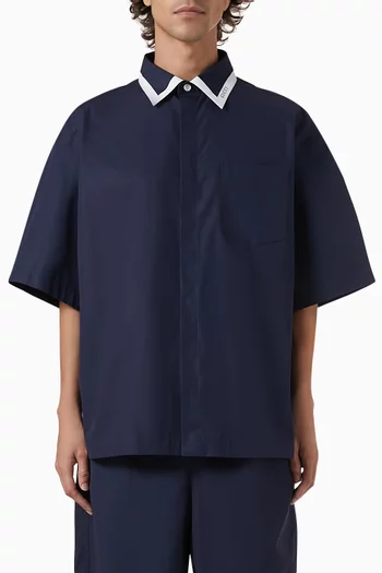 Shirt in Cotton Poplin