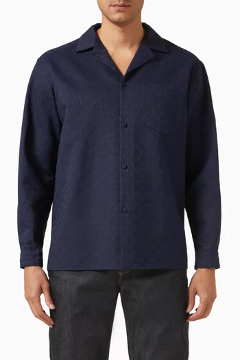 Relaxed-fit Shirt in GG Canvas