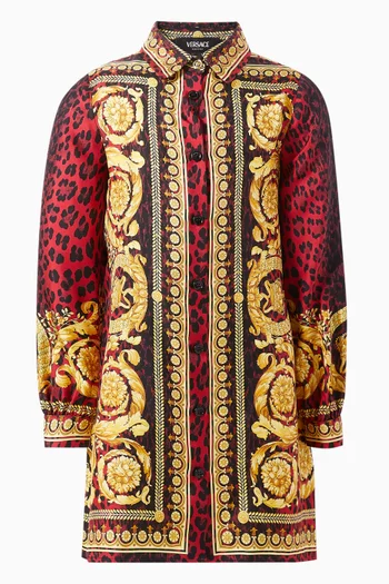 Wild Barocco Dress in Silk