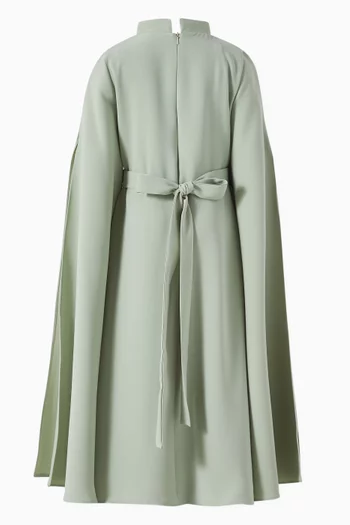 Cape Maxi Dress